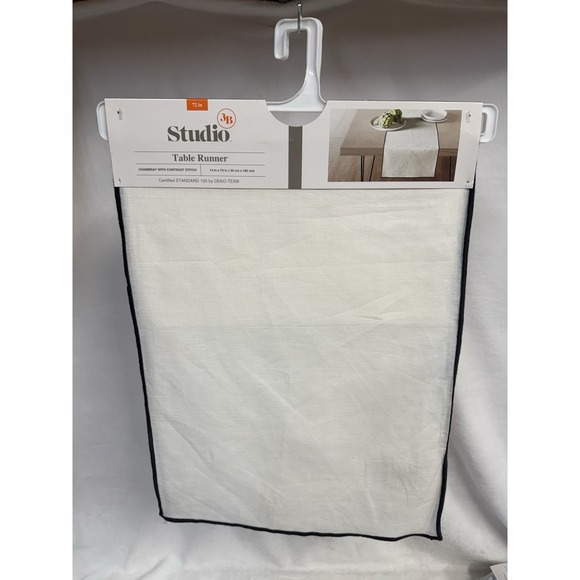 Bed Bath & Beyond Other - Bed Bath & Beyond "Coconut Milk" Table Runner 14in X 72in Studio 3B - NEW